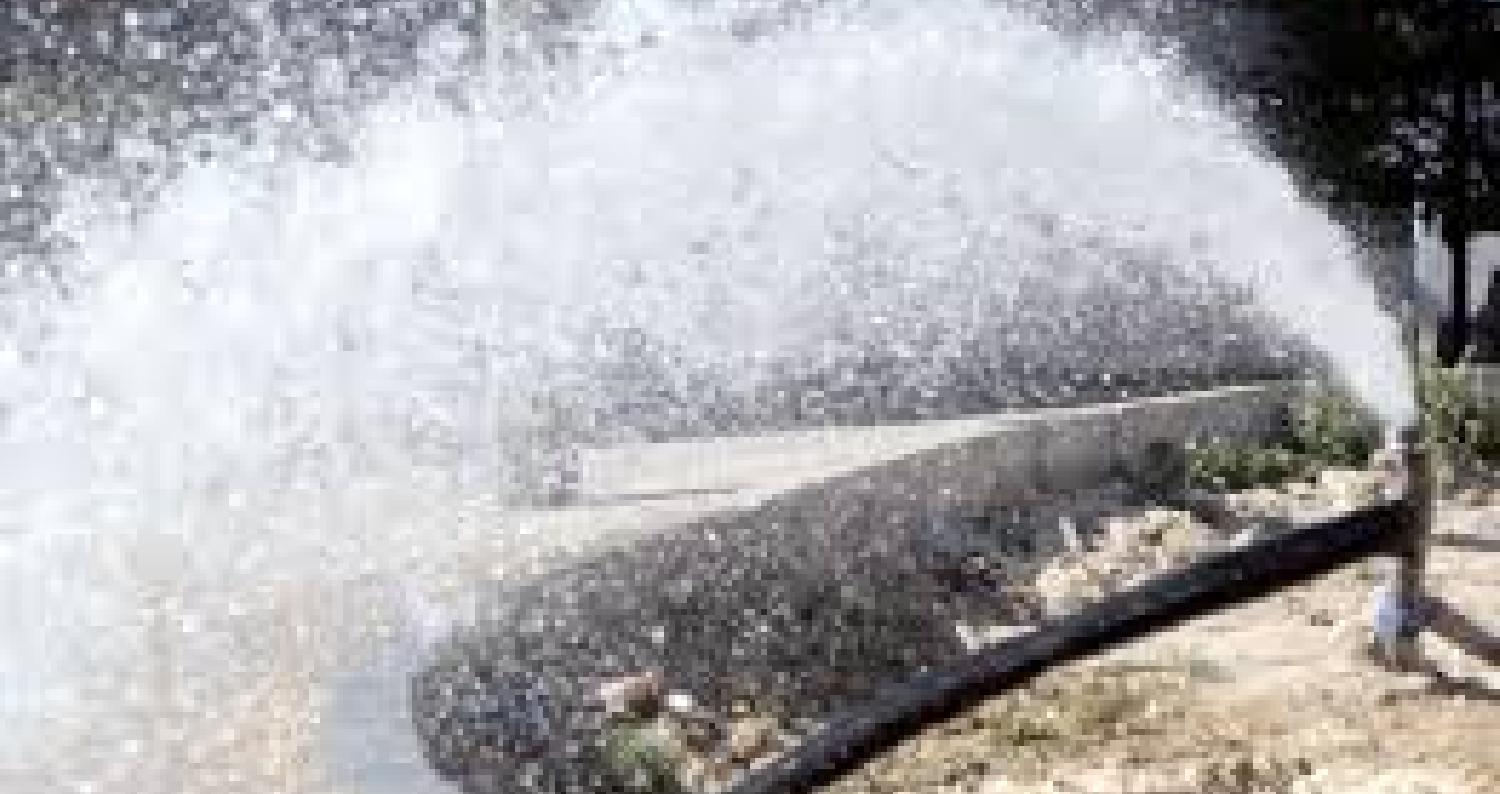 أعلنت شركة مياه اليرموك عن توقف الضخ والتزويد المائي لمناطق مدينة اربد