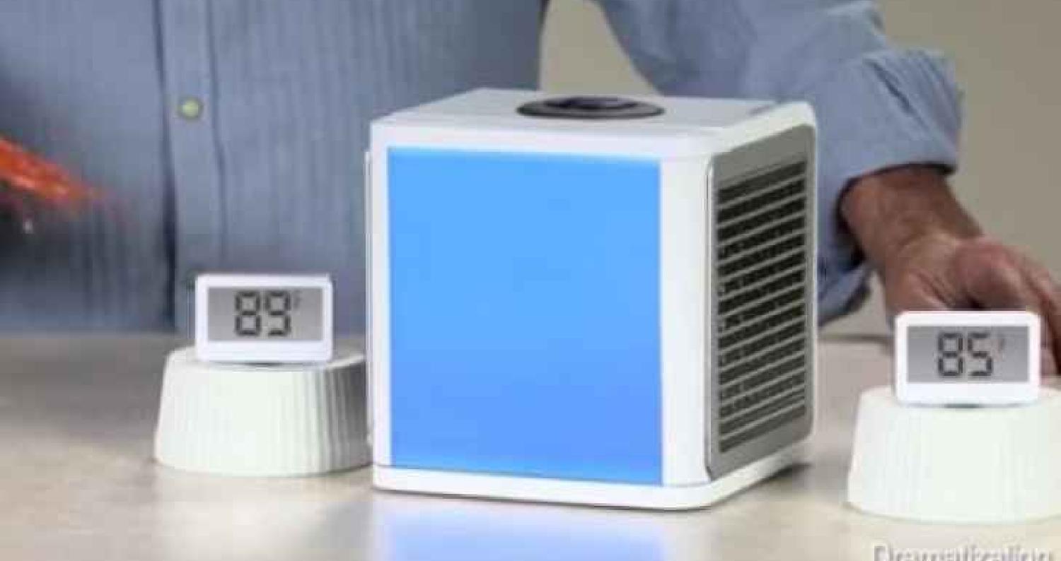 أصبح مكيف الهواء الصيني "اركتك إير " أصغر مكيفات الهواء في العالم، حيث يعمل على تلطيف الهواء في الغرفة بشكل ممتاز رغم أبعاده الصغيرة.