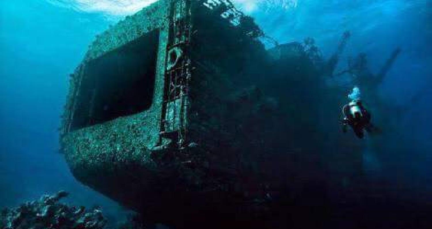 شاهد ماذا بداخل سفينة سالم إكسبريس بعد غرقها