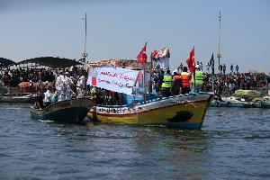 استنكرت هيئة الحراك الوطني لكسر الحصار عن غزة استيلاء قوات الإحتلال الإسرائيلي على سفينة "الحرية 2" في المياه الدولية قبل وصولها لقطاع غزة، معتبرة ذلك