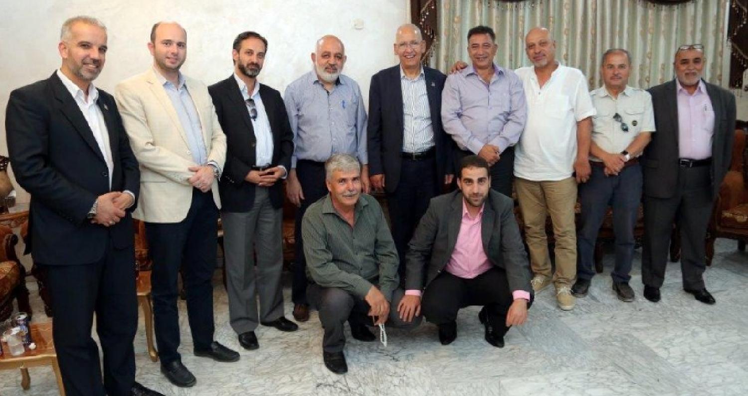 لجنة الحريات في نقابة المهندسين الأردنيين تزورر المهندس غسان دوعر