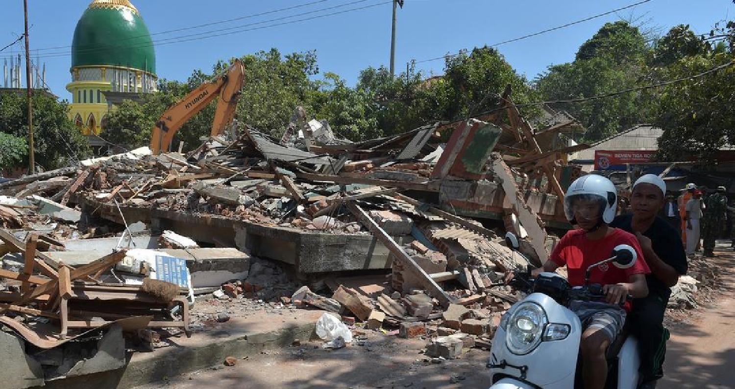 زلزال جديد يضرب جزيرة لومبوك الاندويسية