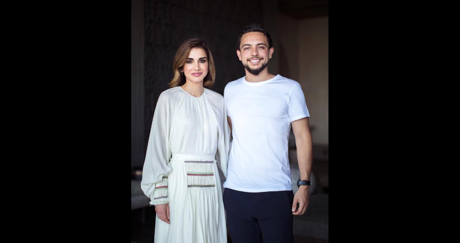ولي العهد يهنئ الملكة رانيا
