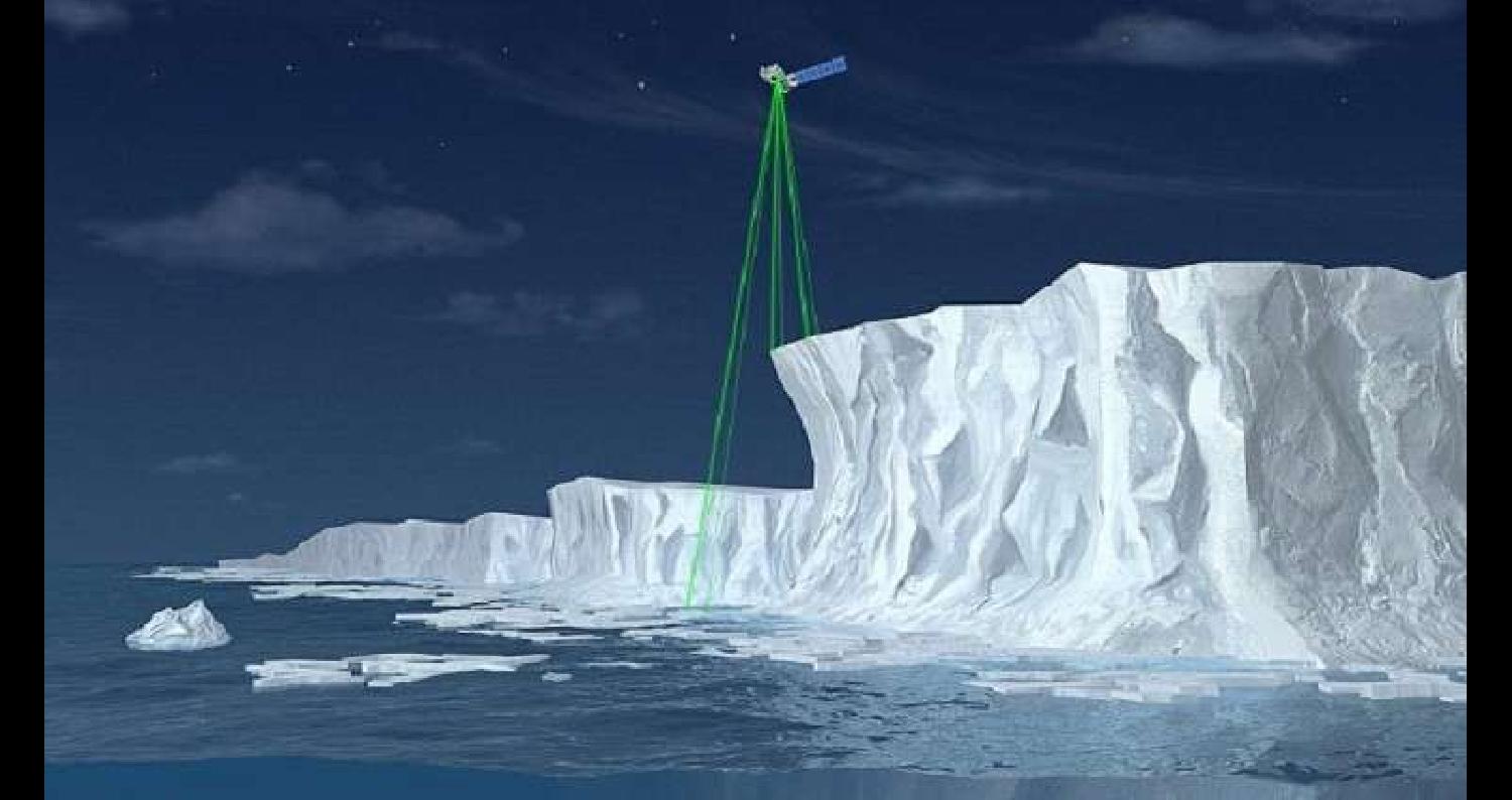 ليزر فضائي بتكلفة مليار دولار لقياس ذوبان جليد الأرض