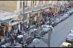 حملة أمنية لإزالة البسطات والمعيقات المرورية وسط عمان
