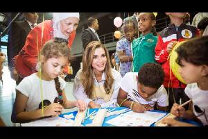 بحضور الملكة رانيا إطلاق مهرجان تفاعلي للحد من العنف ضد الأطفال