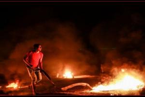 غزة: شهيد و14 إصابة برصاص الإحتلال