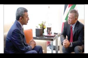 الملك يقدّر الدعم الإماراتي المتواصل للأردن