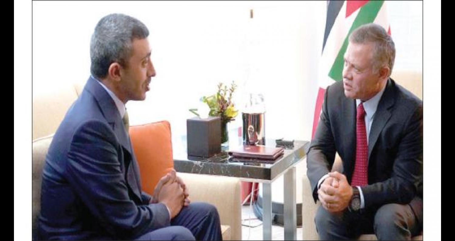 الملك يقدّر الدعم الإماراتي المتواصل للأردن