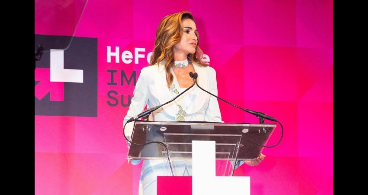 الملكة رانيا تشارك في قمة هي فور شي إمباكت في نيويورك