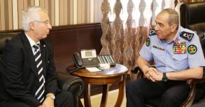 الحمود يبحث مع قائد شرطة ولاية بافاريا التعاون الشرطي