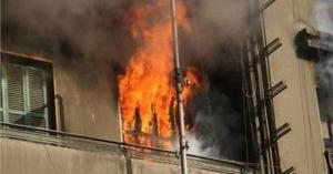 4 اصابات إثر حريق في إربد