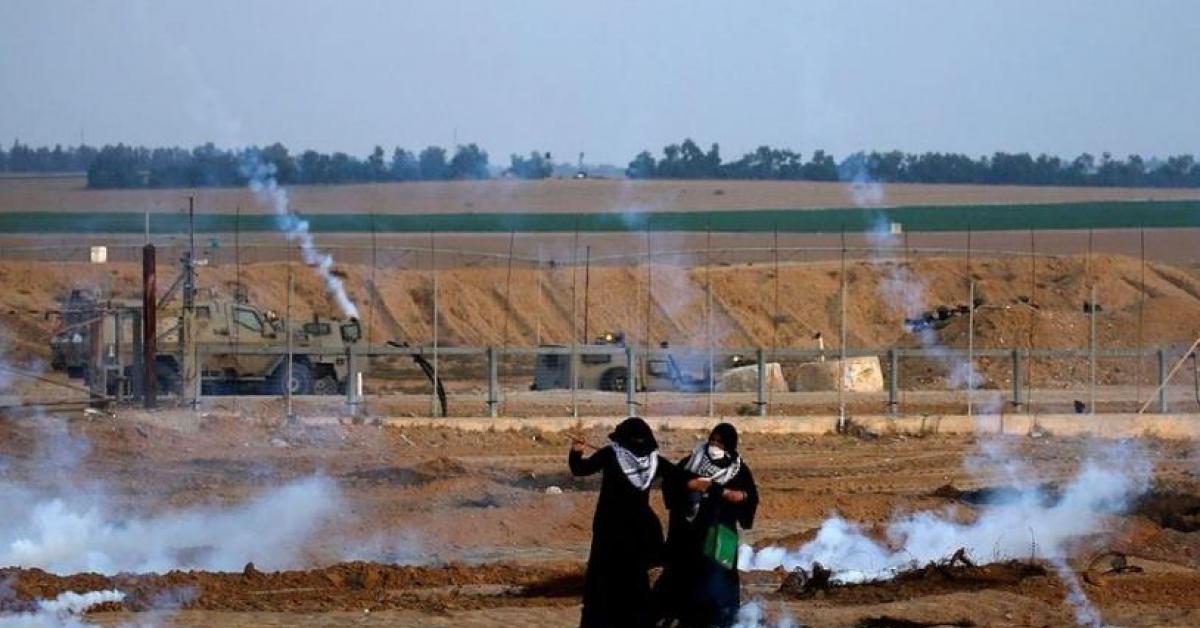 14 اصابة برصاص الاحتلال على حدود غزة