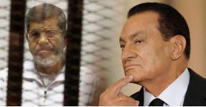"المواجهة التاريخية" بين مرسي ومبارك