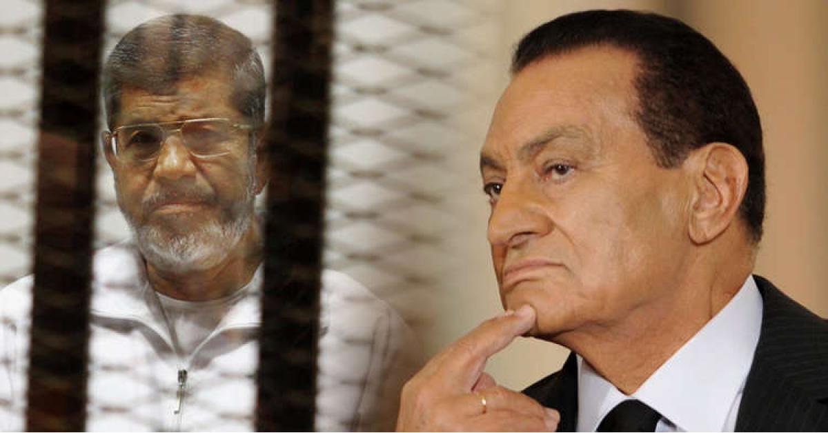 "المواجهة التاريخية" بين مرسي ومبارك