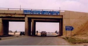 اغلاق طريق جابر في اربد