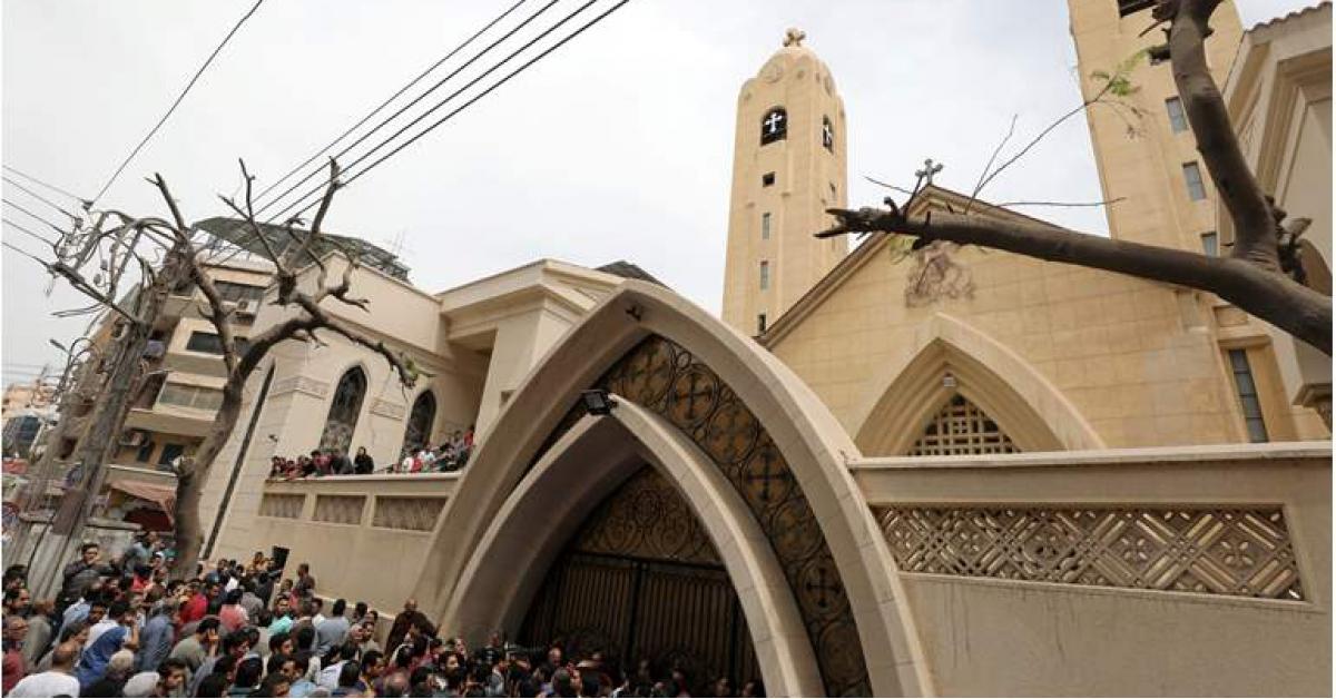 انفجار قرب كنيسة في مصر