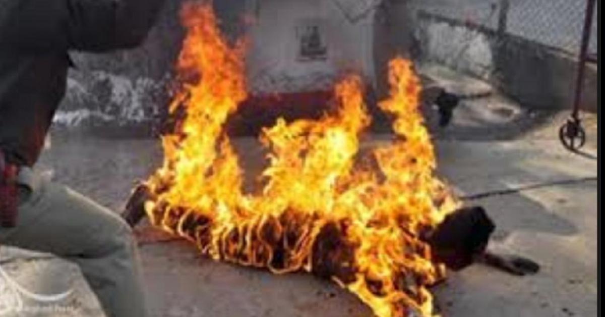 امرأة حرقت نفسها على الحدود السورية الأردنية