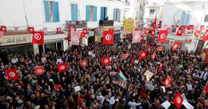 اضراب في تونس اليوم