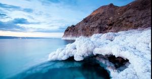 الثلوج تزور البحر الميت قبل 69 عاماً