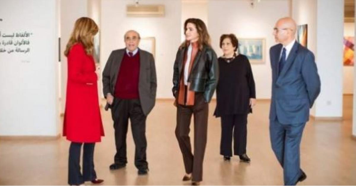 الملكة في المتحف الوطني الأردني (صور)