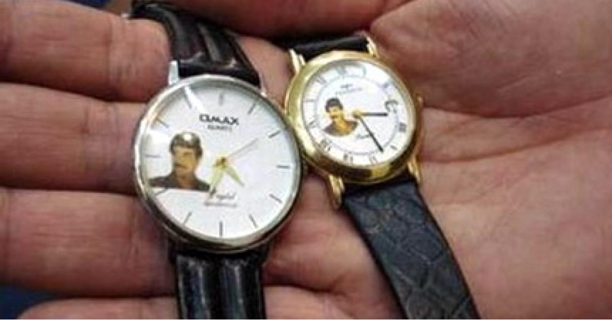 اعتقال رجل يبيع ساعات تحمل صور صدام حسين