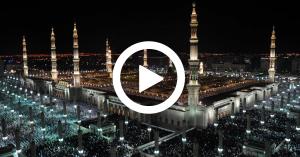 شاهد بالفيديو.. المسجد النبوي الشريف يتزين استعدادا لرمضان