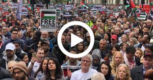 مظاهرة حاشدة في لندن إحياء لذكرى النكبة (فيديو وصور)