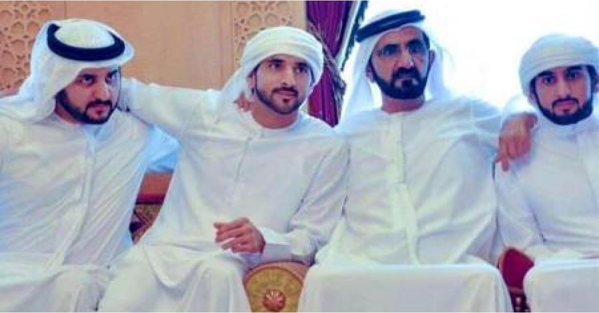 عقد قران أبناء حاكم دبي الثلاثة في يوم واحد