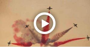 مسار الطائرات المشاركات في احتفالات المملكة الاحد (فيديو وصور)