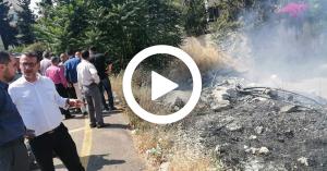 موظفو وزارة التخطيط يمنعون وقوع كارثة في عمان (فيديو وصور)