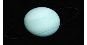 أورانوس يتوهج بحلقات لا مثيل لها في النظام الشمسي