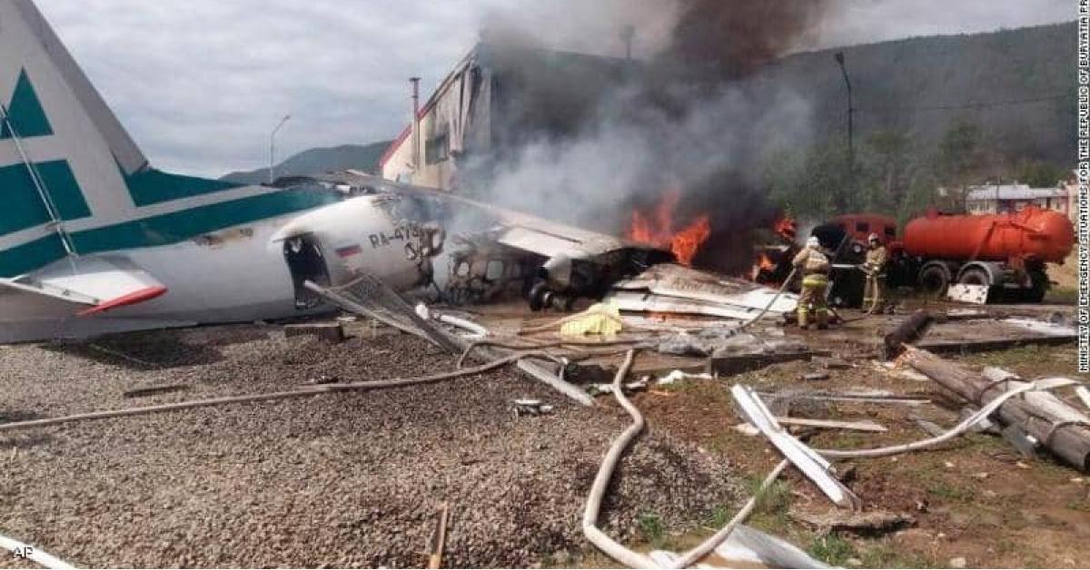 طائرة روسية  حوادث الطائرات روسيا  سيبيريا