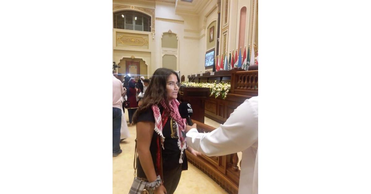 الثريا الجريبيع بمقعد الأردن في البرلمان العربي للأطفال