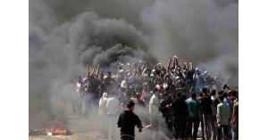 غزة: 49 إصابة بمسيرة العودة