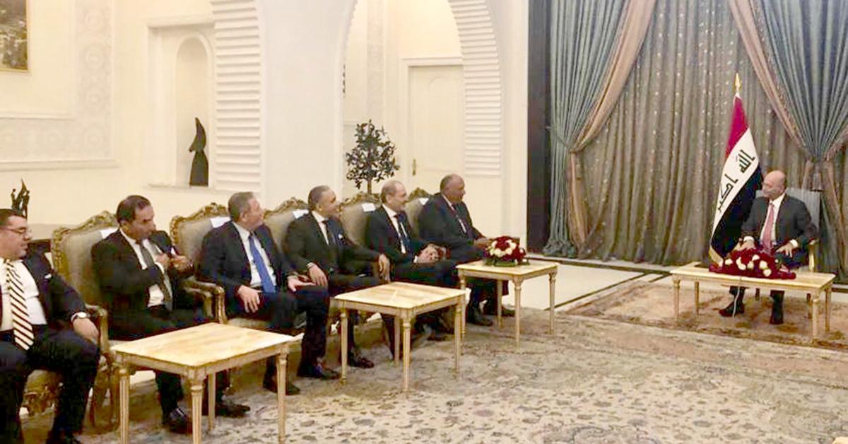 وزراء خارجية الأردن ومصر والعراق يبحثون سبل تعزيز التعاون بين الدول الثلاث