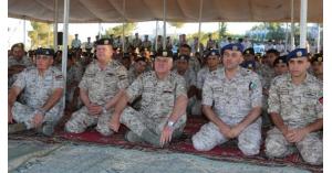 ماذا قال قائد الجيش في قيادة لواء الملك حسين المدرع الملكي 40؟