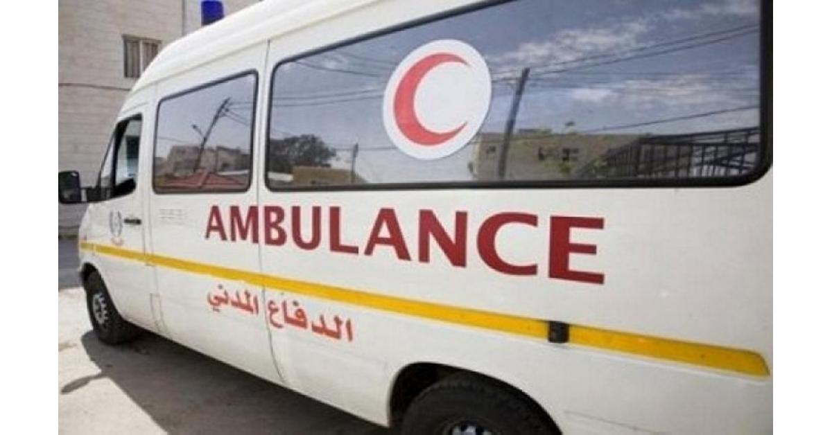 إصابة 7 أشخاص بحادث تصادم مركبتين في اربد