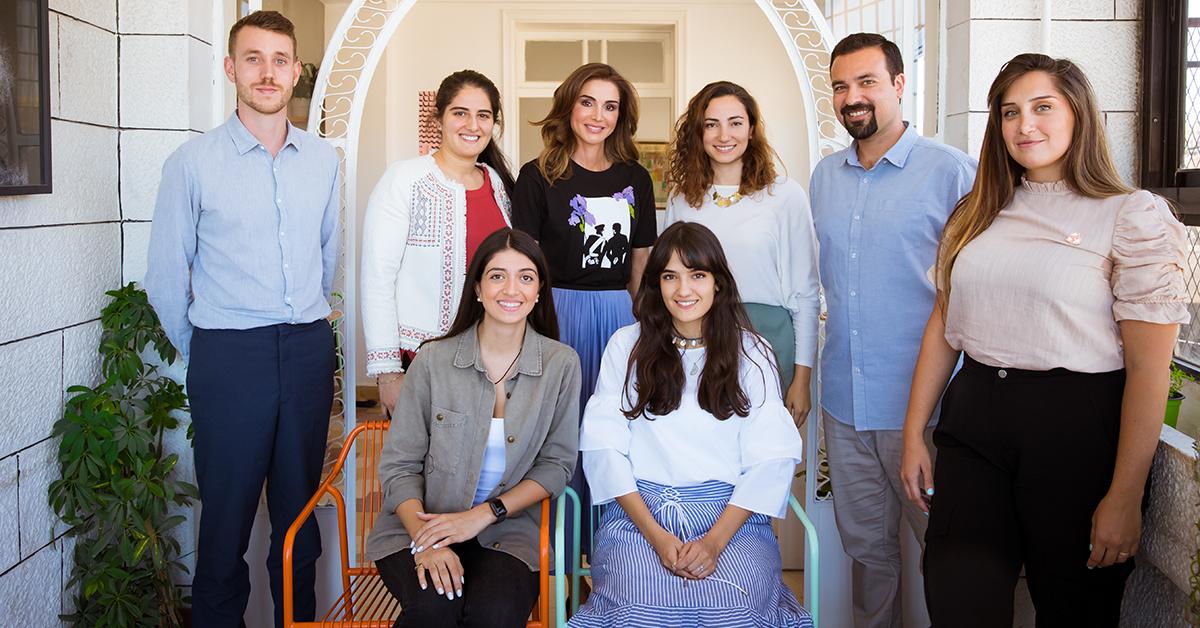 الملكة رانيا تطلع على الاستعدادات لإقامة أسبوع عمان للتصميم