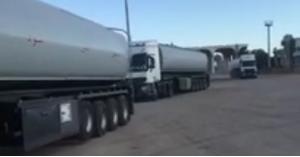 فيديو : وصول شاحنات النفط العراقي الى الاردن