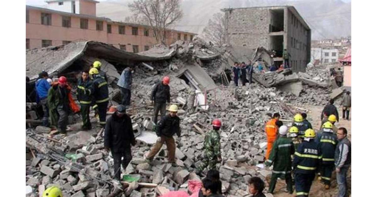 ارتفاع حصيلة زلزال الصين إلى 64 قتيلا ومصابا