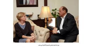 وزير الداخلية يلتقي السفيرة الالمانية في عمان