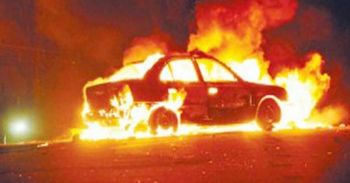 وفاة شخص تفحما اثر احتراق سيارته في عمان