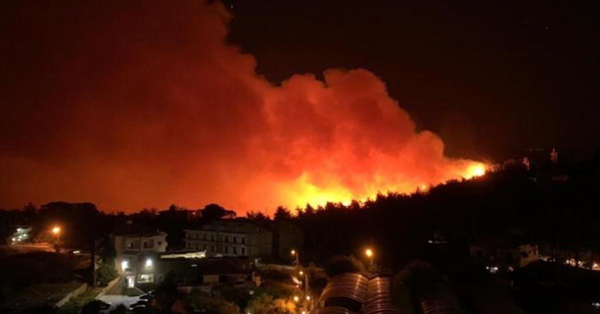 لبنان تحترق.. شاهد بكاء مراسلة قناة فضائية بسبب حرائق لبنان