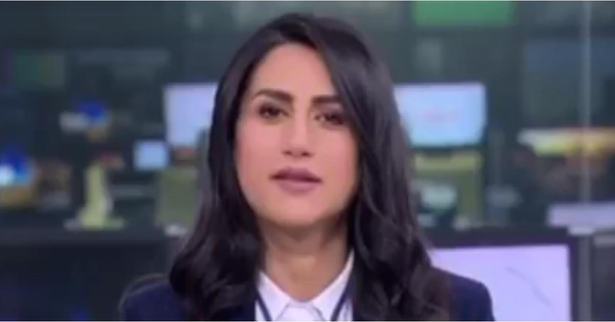 بالفيديو .. اعلامية اردنية تتعرض لموقف طريف على الهواء مباشرة