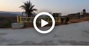 شاهد بالفيديو آخر ما قام به جنود الاحتلال الاسرائيلي في الباقورة