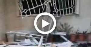 انفجار في عمارة سكنية في اربد ووجود إصابات..فيديو