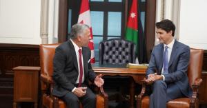 الملك ورئيس وزراء كندا يبحثان الشراكة الاستراتيجية بين البلدين