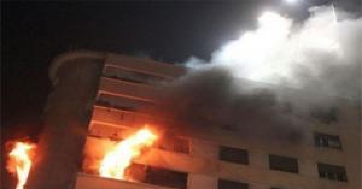 وفاة طفلين بحريق شقة في عمان