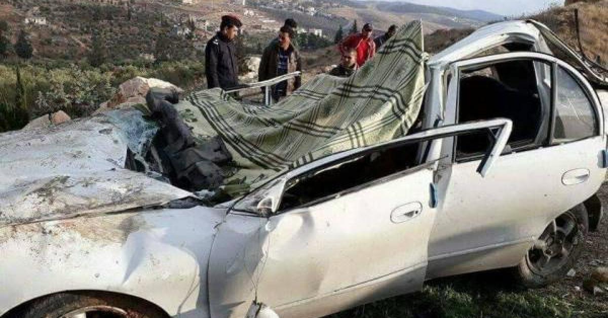 وفيات بحادث على طريق إربد عمان